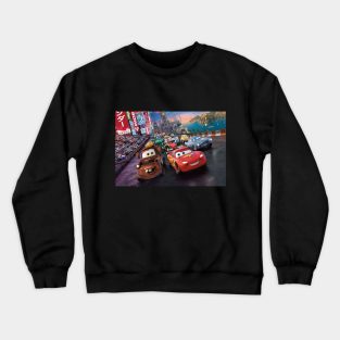 Red Racing Cars Crewneck Sweatshirt